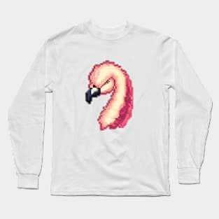 Head animal pixel art Long Sleeve T-Shirt